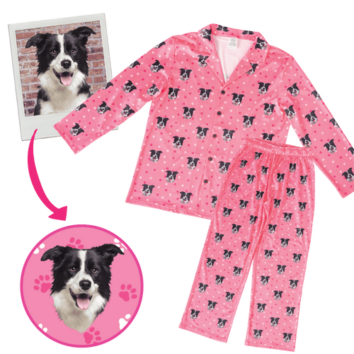Kids Custom Pet Face Pajamas