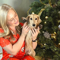 Pet photo pajamas personalized with a custom dog face